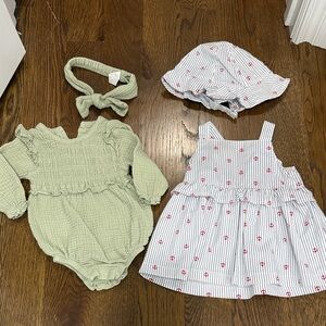BUNDLE BABY GIRLS OUTFITS